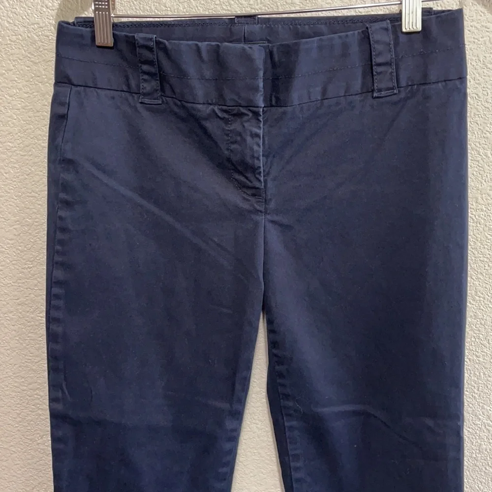 J.Crew Woman Indigo City Fit Khaki Stretch Pants Size 0